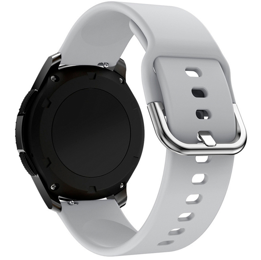 Ремінець Универс 20mm Silicone Original Design для Samsung/Amazfit/Huawei Grey