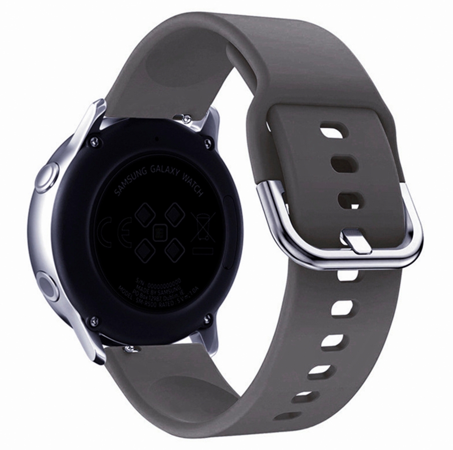 Ремінець Универс 20mm Silicone Original Design для Samsung/Amazfit/Huawei Lavander Grey