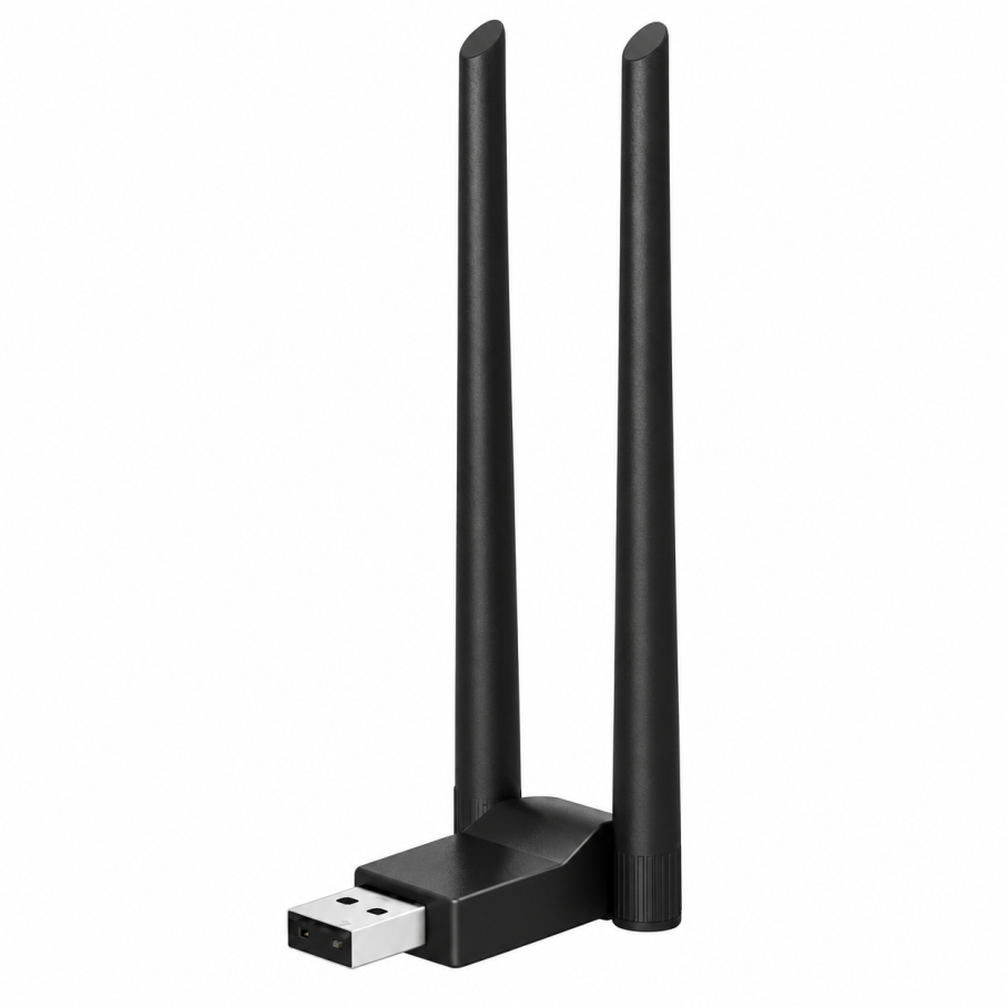 USB Wi-Fi Адаптер R8 WA-006 2.4G/5GHz 802.11ax 6 gen Чорний