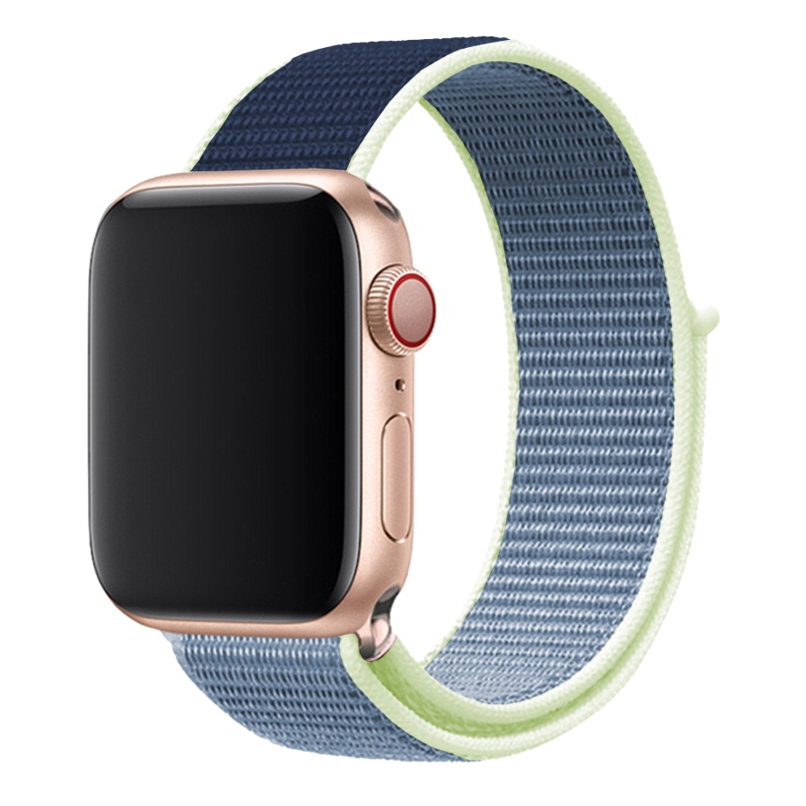 Ремінець для Apple Watch Nylon 42/44/45/49 mm Yellow Blue