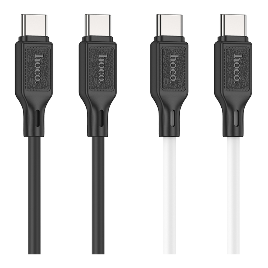 Кабель USB Hoco X90 Type-C to Type-C 60W Чорний - Зображення 2