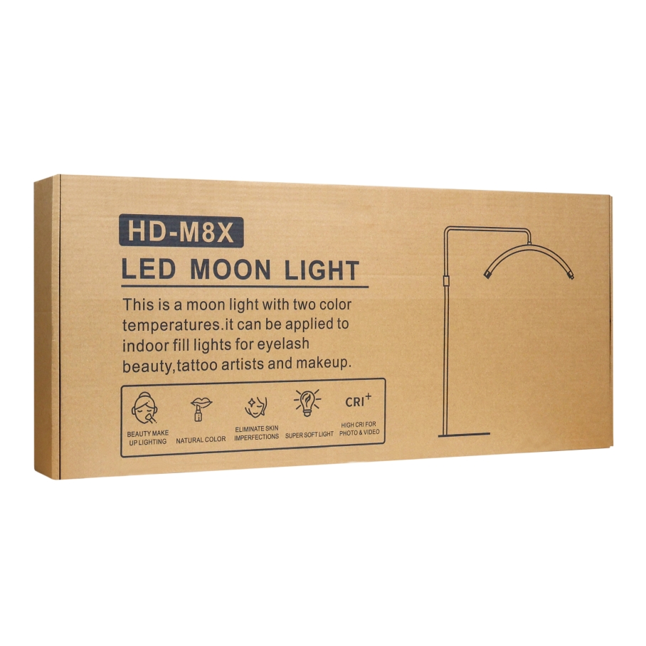 LED Лампа Moon Підлогова M8X 28" Чорний - Зображення 3