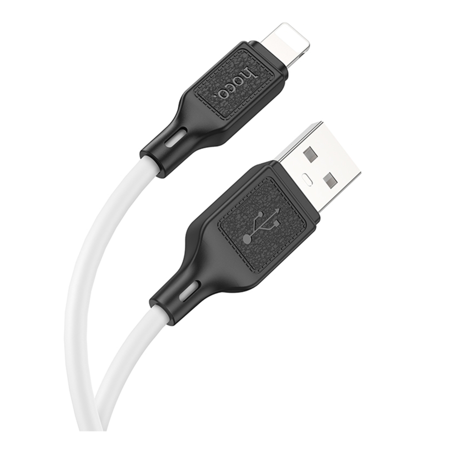 Кабель USB Hoco X90 Lightning 2.4A Білий