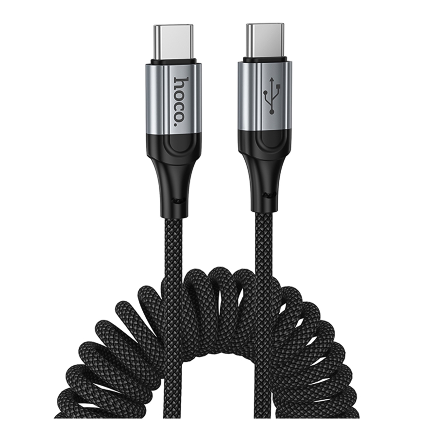 Кабель USB Hoco X121 Type-C to Type-C 60W 1.5m Чорний