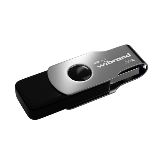 USB флеш-накопичувач 3.2 Wibrand 256gb Lizard Gen1 Чорний