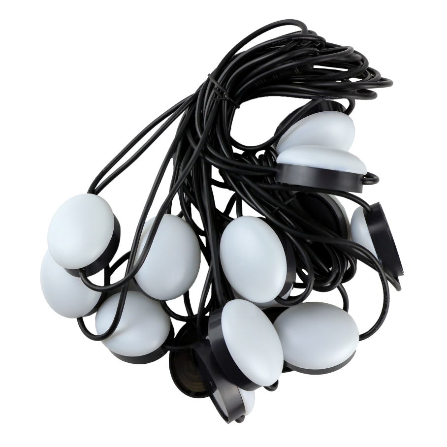 Садова RGB Гірлянда DX-23013-5050-15P-Solar Чорний