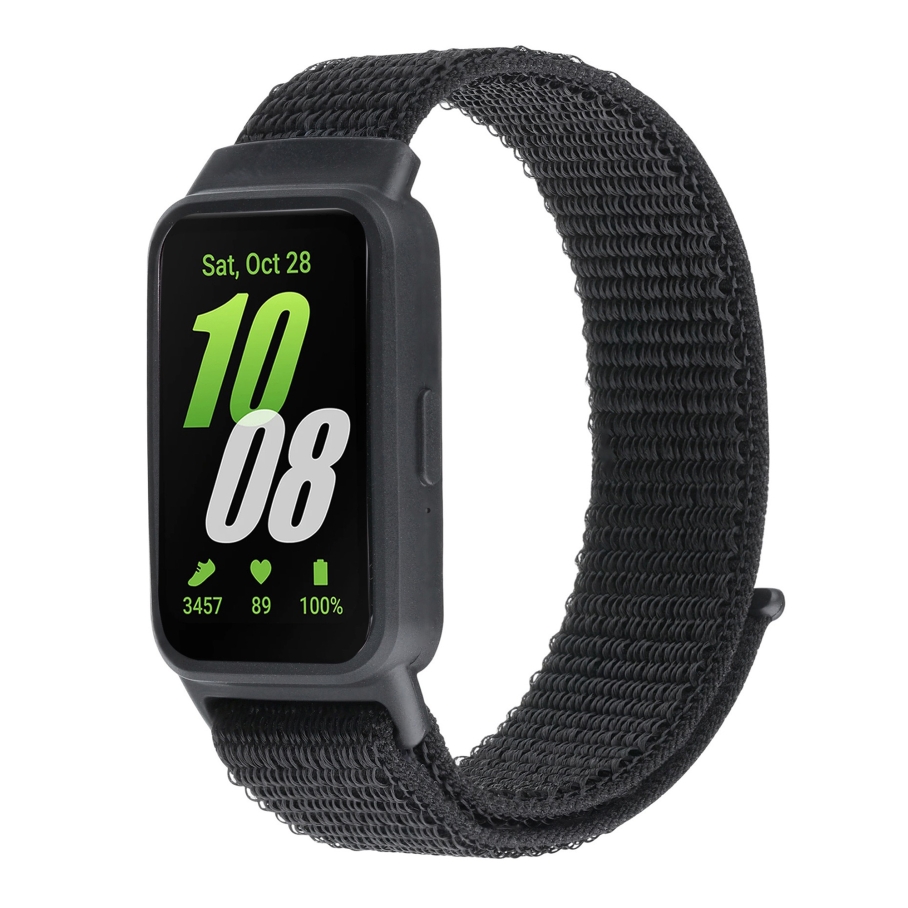 Ремінець для Samsung Galaxy Fit 3 (R390) Nylon Pure Black
