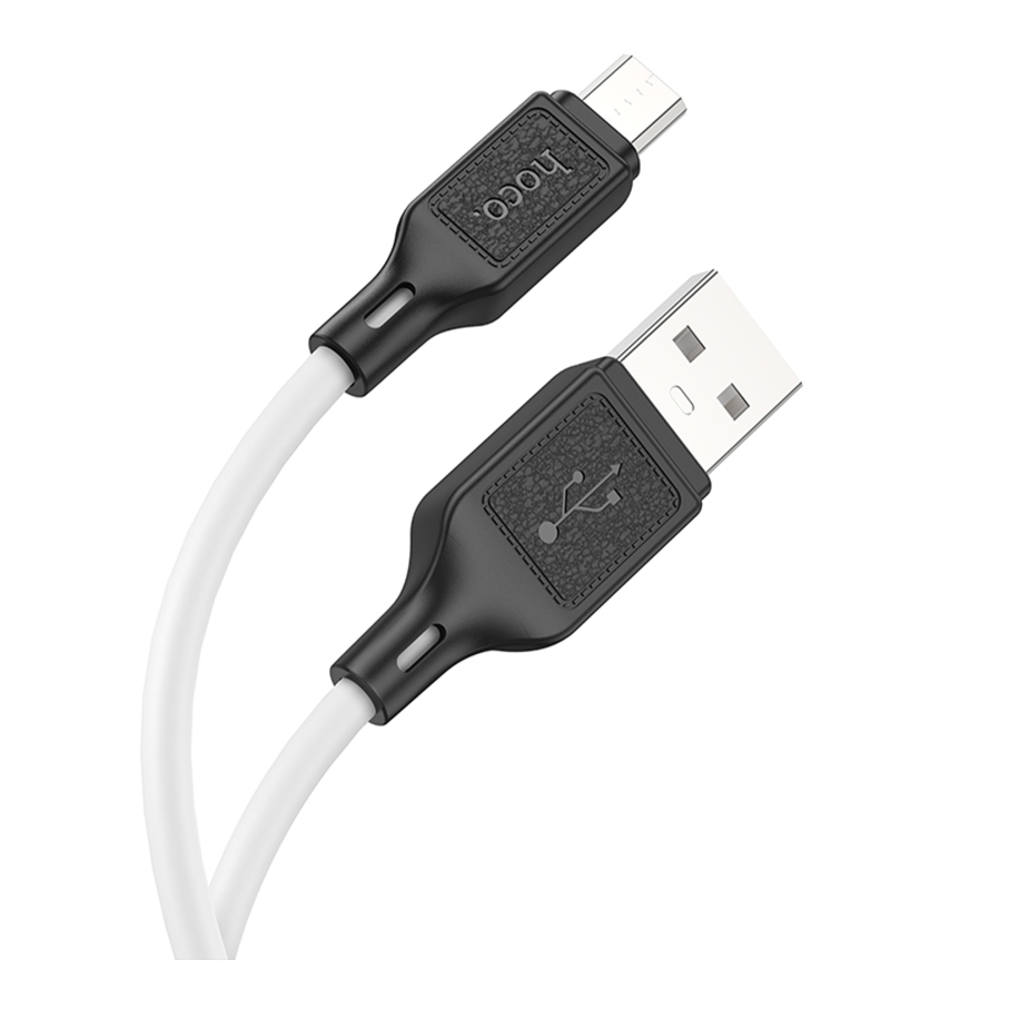 Кабель USB Hoco X90 Micro 2.4A Білий