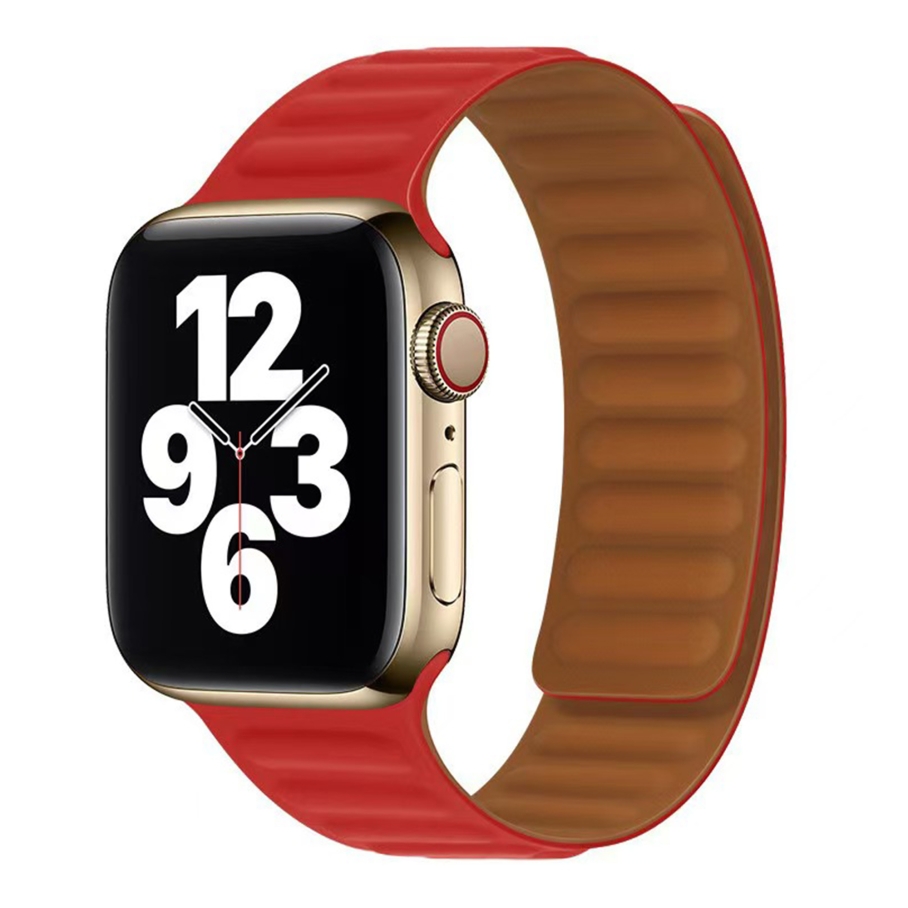 Ремінець для Apple Watch Magnetic Silicone 42/44/45/49 mm Red