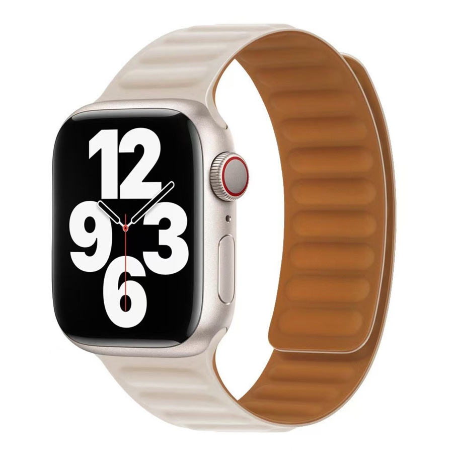 Ремінець для Apple Watch Magnetic Silicone 42/44/45/49 mm Starlight