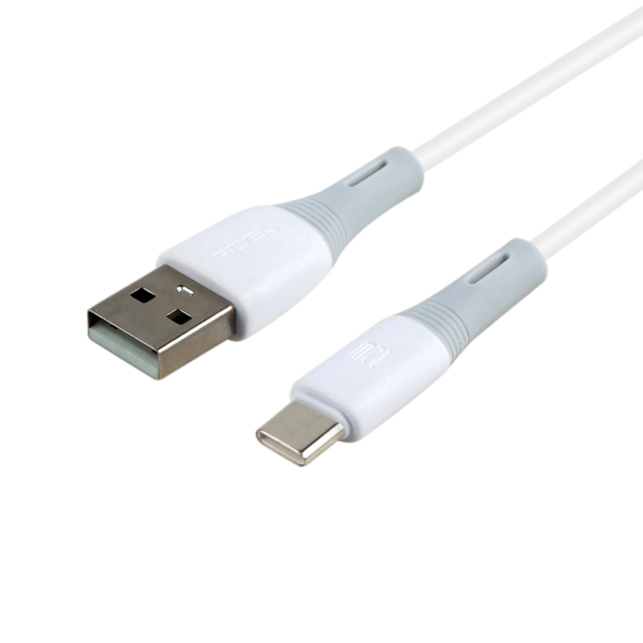 Кабель USB Ridea RC-SI35 SiliconePro Type-C 3A Бiлий - Зображення 6