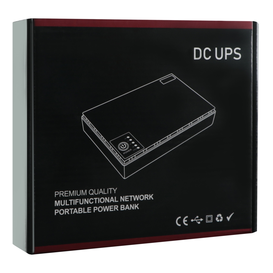 Джерело Бесперебійного Живлення UPS DC1018P USB, DC, 5V+9V+12V (10400mAh) Чорний - Зображення 2