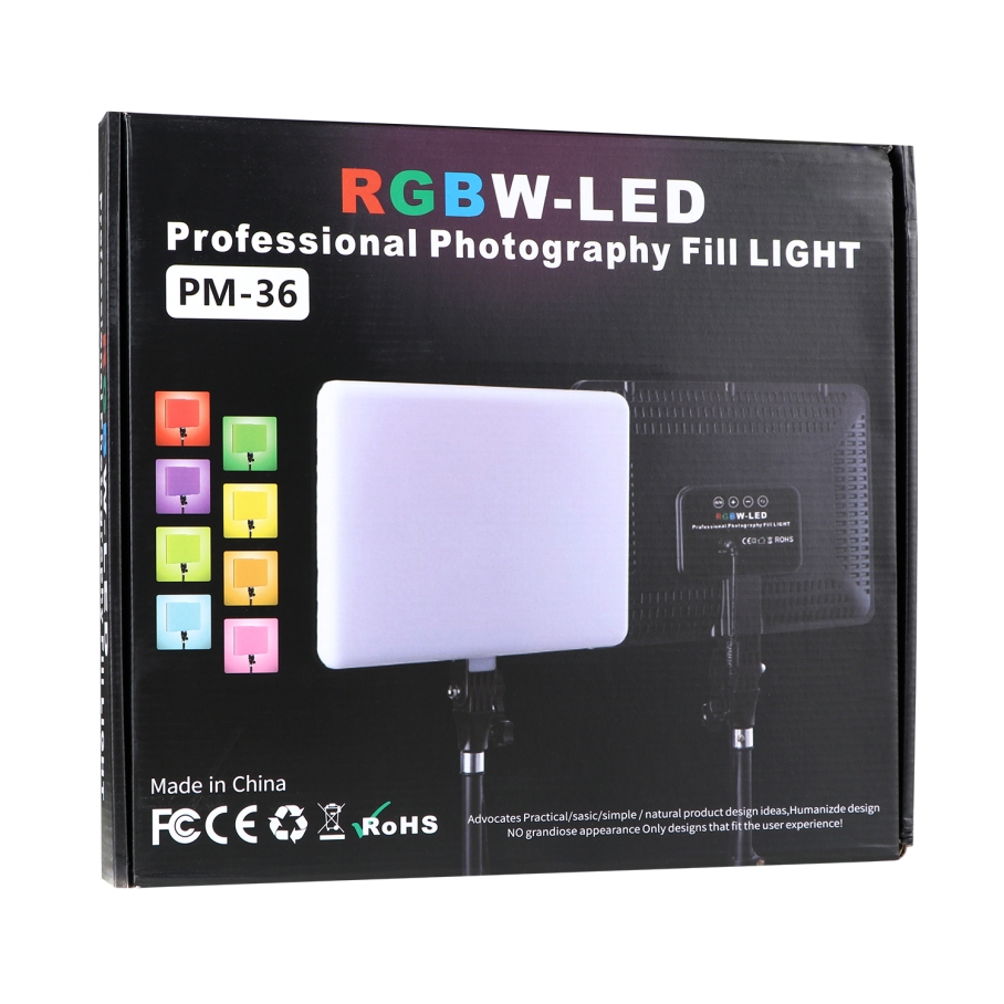 LEDПанель RGB Light 21" (PM-36) Чорний - Зображення 2