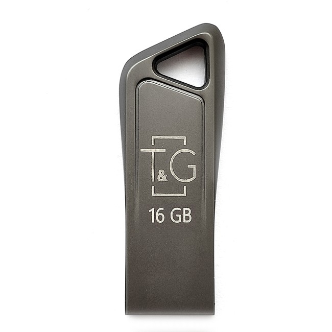 USB флеш-накопичувач T&G 16gb Metal 114 Чорний