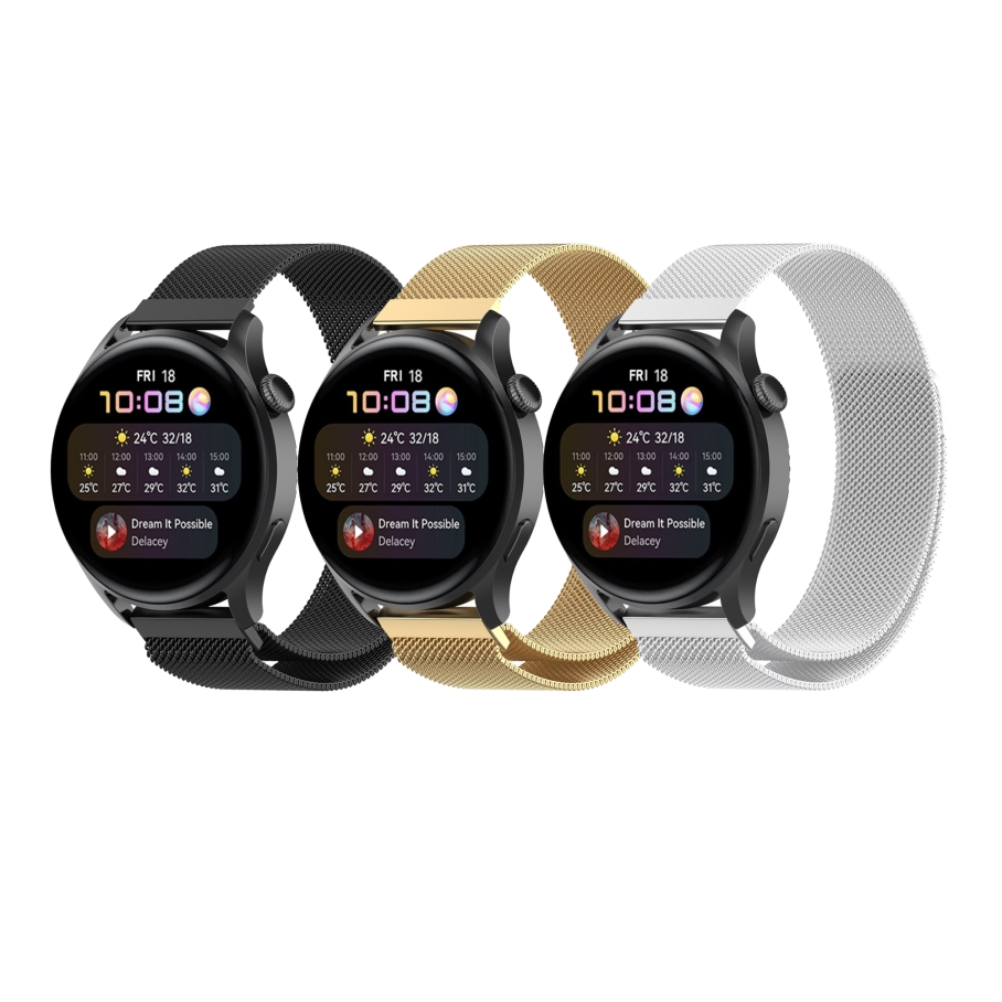 Ремінець Універс 22mm Milanese loop для Samsung/Amazfit/Huawei Gold - Зображення 2