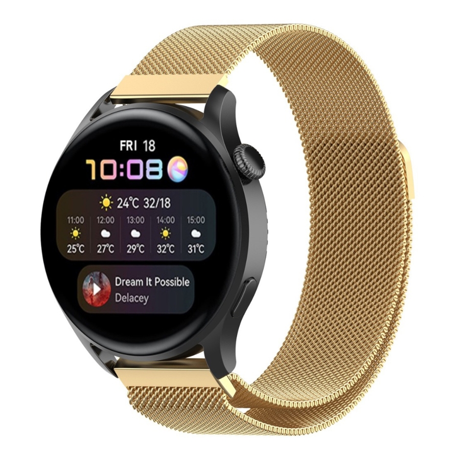 Ремінець Універс 22mm Milanese loop для Samsung/Amazfit/Huawei Gold
