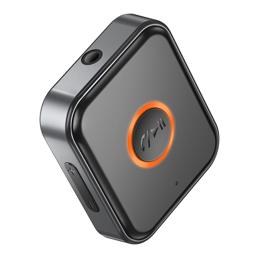 FM-трансмітер Borofone BC55 AUX Receiver/Bluetooth 5.3/Battery 150mAh Чорний