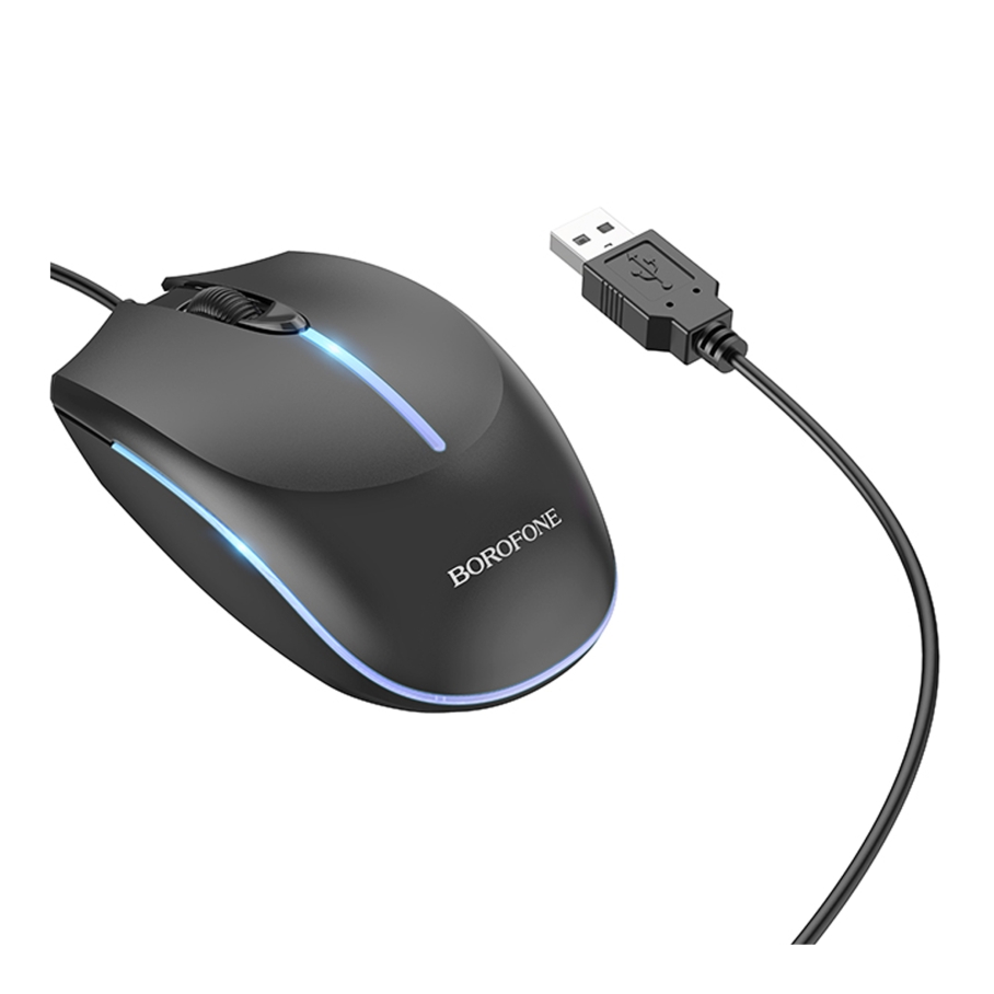 USB Миша Borofone BG10 Чорний