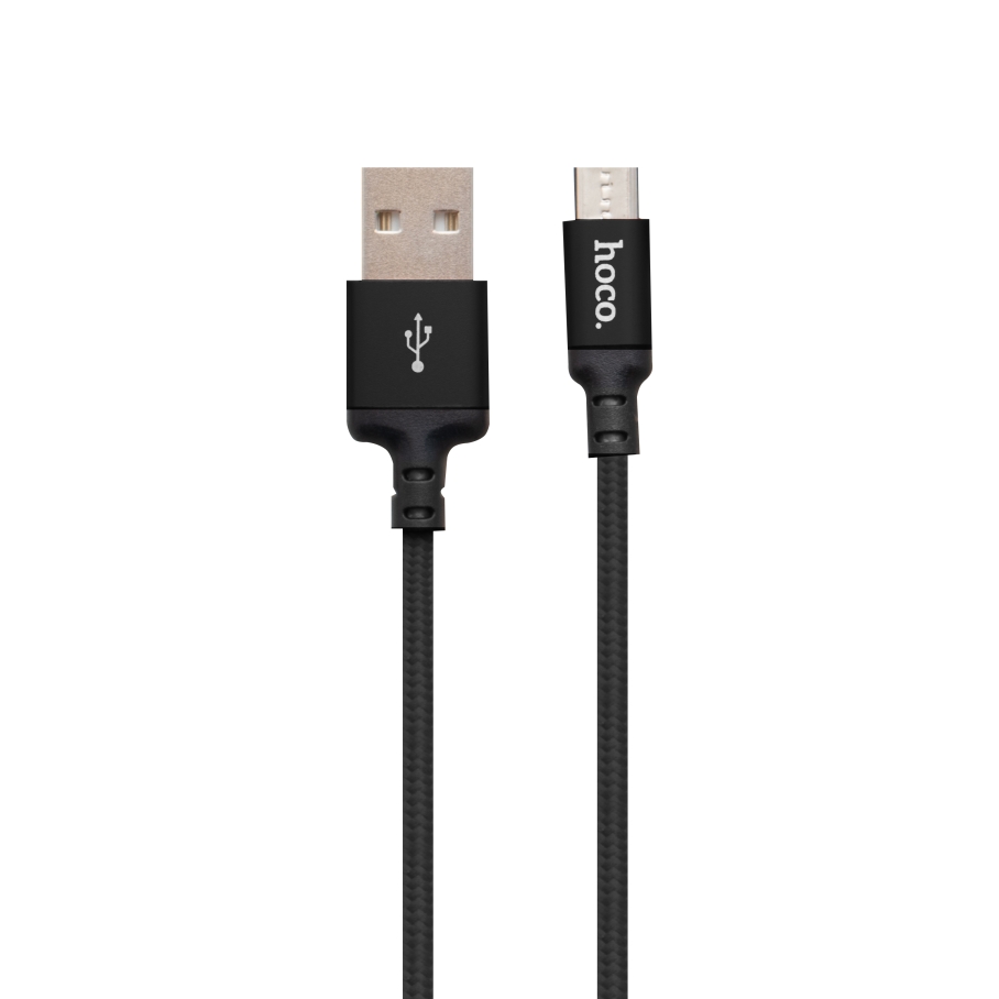 Кабель USB Hoco X14 Times Speed Micro Чорний