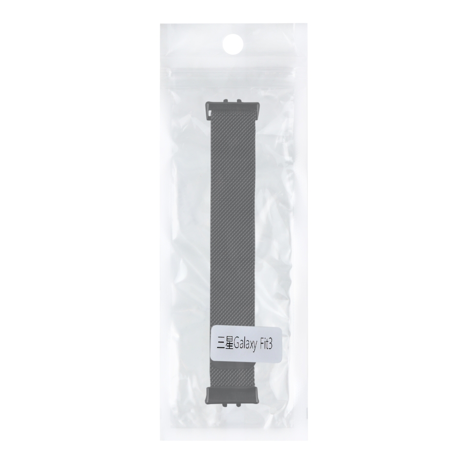 Ремінець для Samsung Galaxy Fit 3 (R390) Milanese Loop Black - Зображення 3