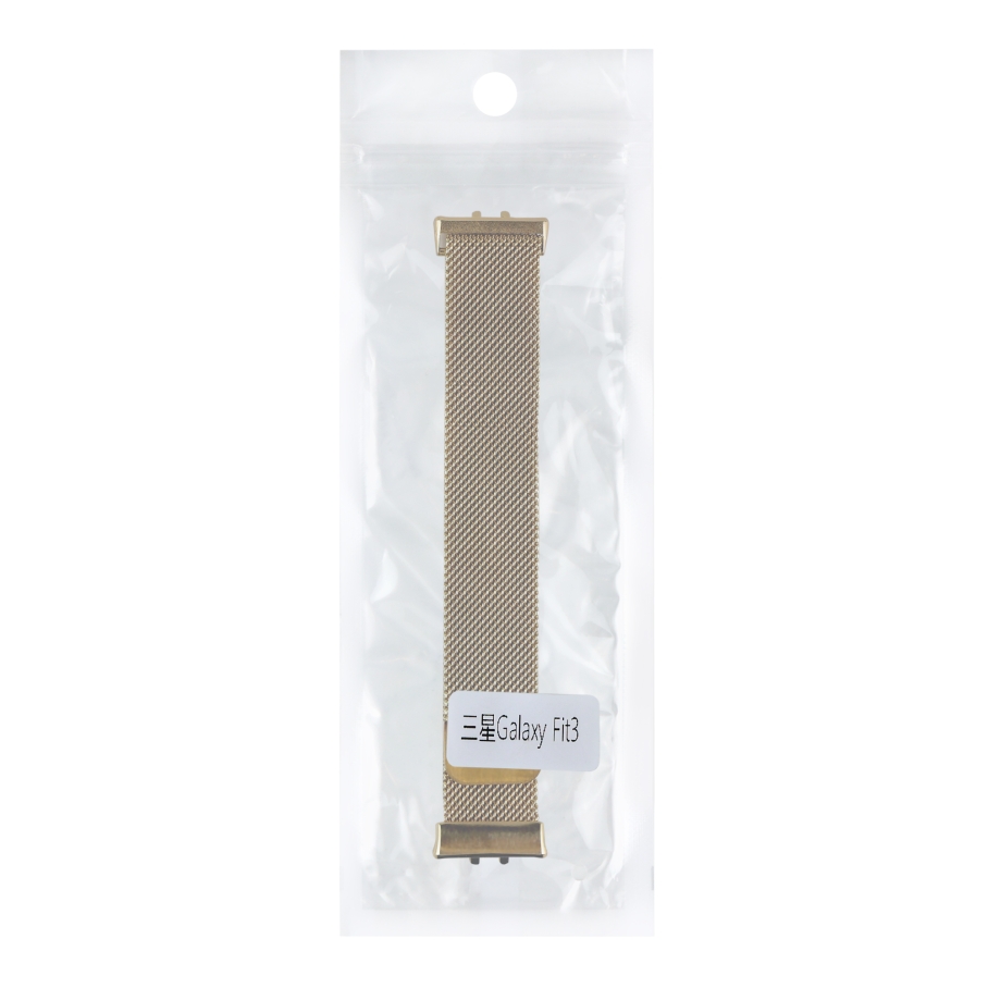 Ремінець для Samsung Galaxy Fit 3 (R390) Milanese Loop Gold - Зображення 3