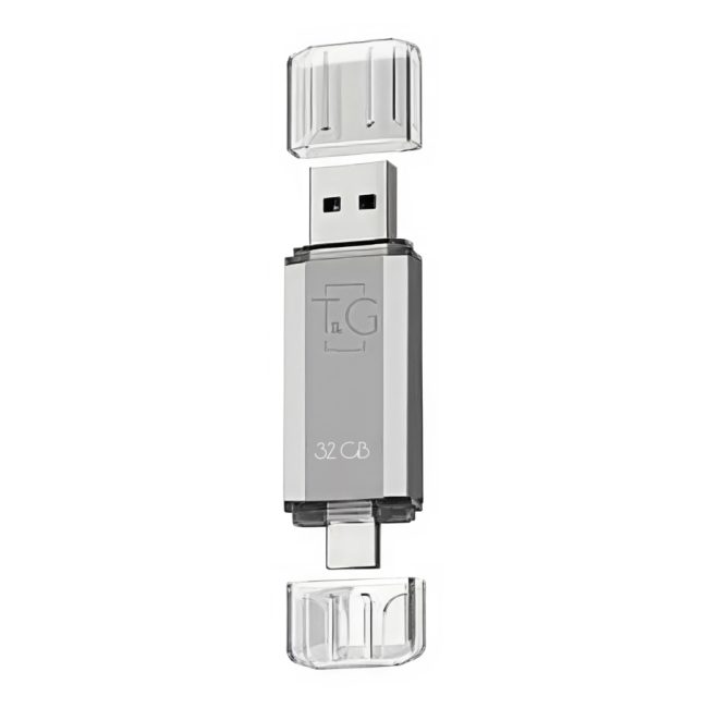 USB Flash Drive 3.0 T&G 32gb USB/Type C 009 Срібло