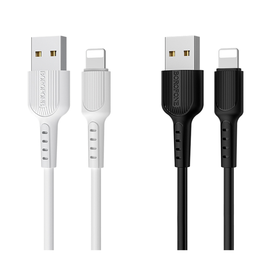 Кабель USB Borofone BX16 Lightning М'ята упаковка Білий - Зображення 2
