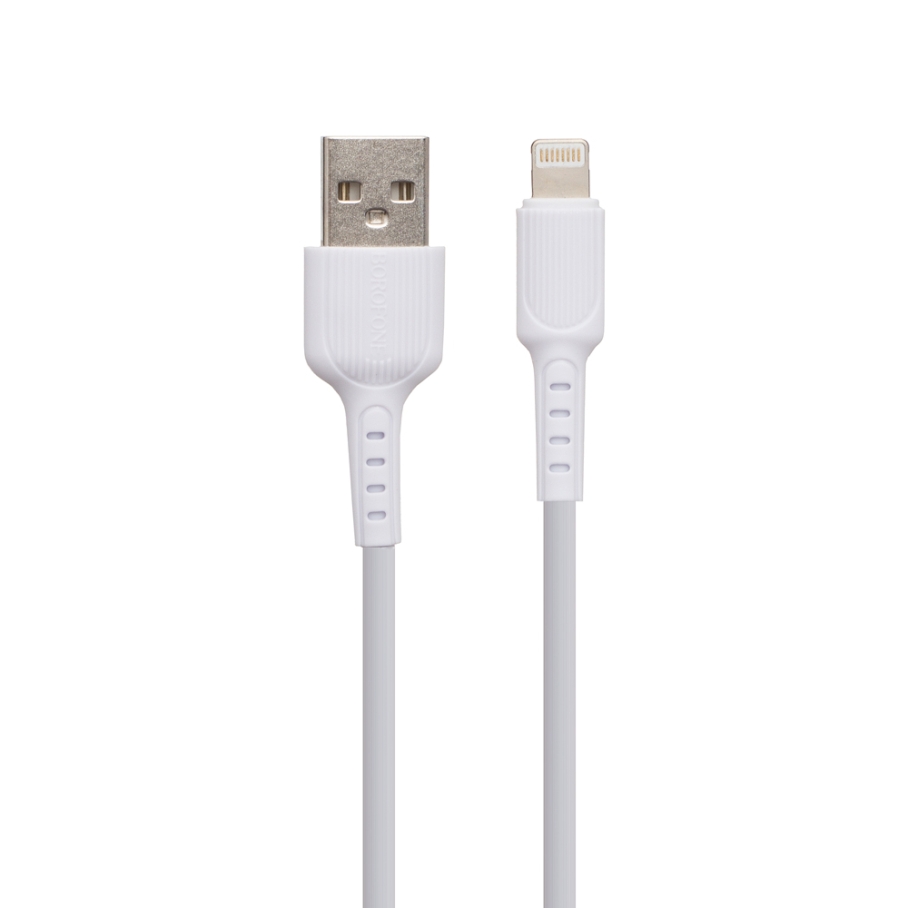 Кабель USB Borofone BX16 Lightning М'ята упаковка Білий
