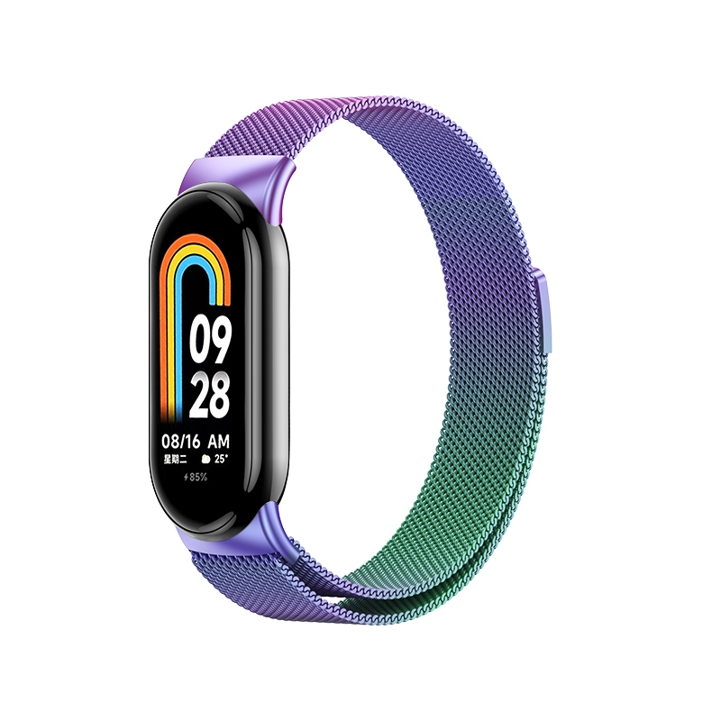 Ремінець для Xiaomi Mi Band 8/9/10 Milanese Loop Colorful