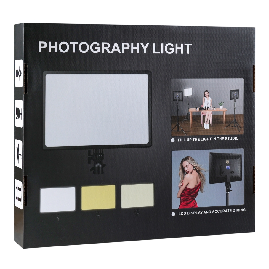 LED Панель Light 17,2" A11101 Remote Чорний - Зображення 2