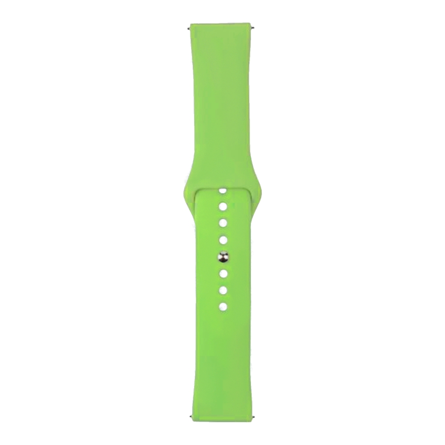 Ремінець Универс 22mm Silicone Original Button Design для Samsung/Amazfit/Huawei Green