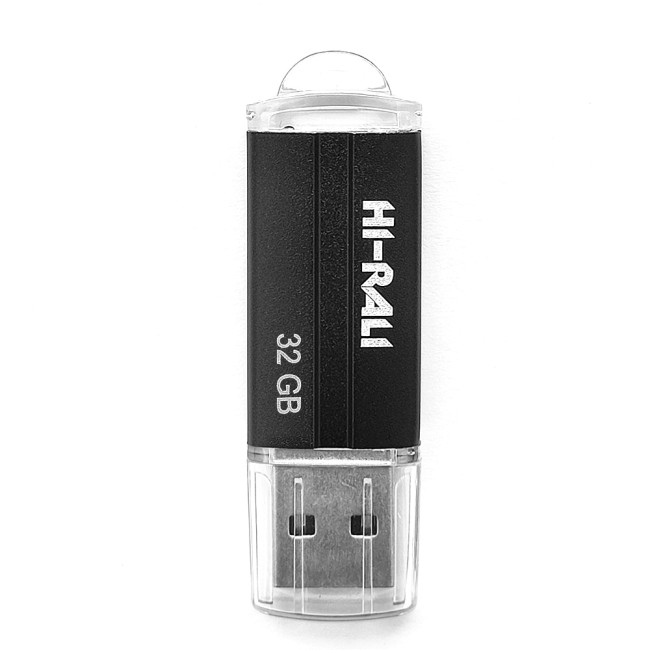 USB флеш-накопичувач Hi-Rali Corsair 32gb Чорний
