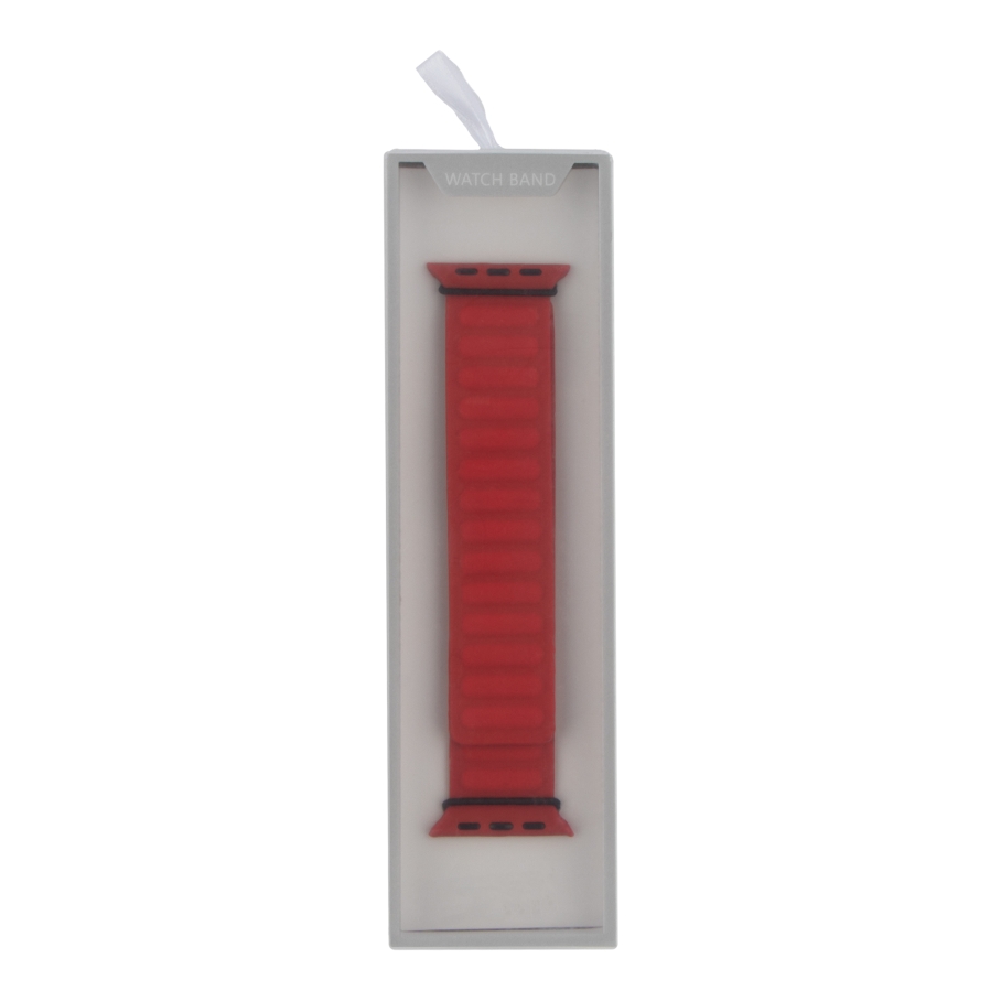 Ремінець для Apple Watch Magnetic Silicone 42/44/45/49 mm Red - Зображення 3