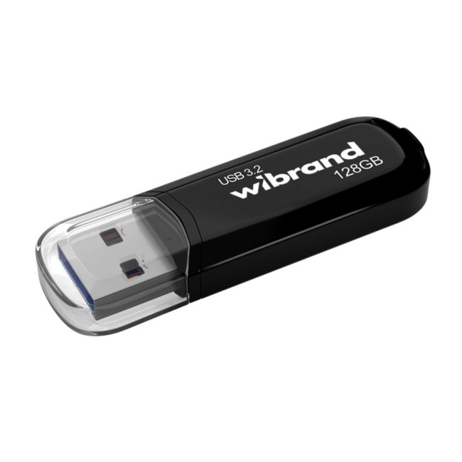 USB флеш-накопичувач 3.2 Wibrand 128gb Marten Gen1 Чорний
