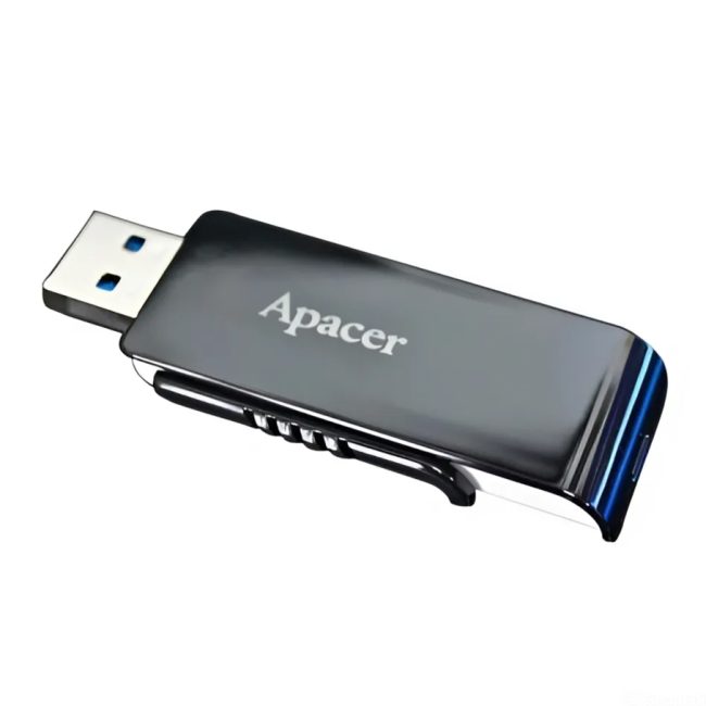 USB флеш-накопичувач 3.2 Apacer AH356 64Gb Чорний