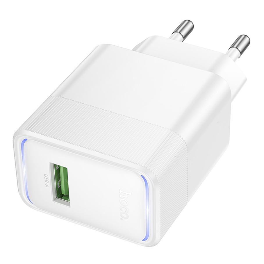 Мережевий Зарядний Пристрій Hoco CS111A 1USB Multi-Protocol 22.5W Білий