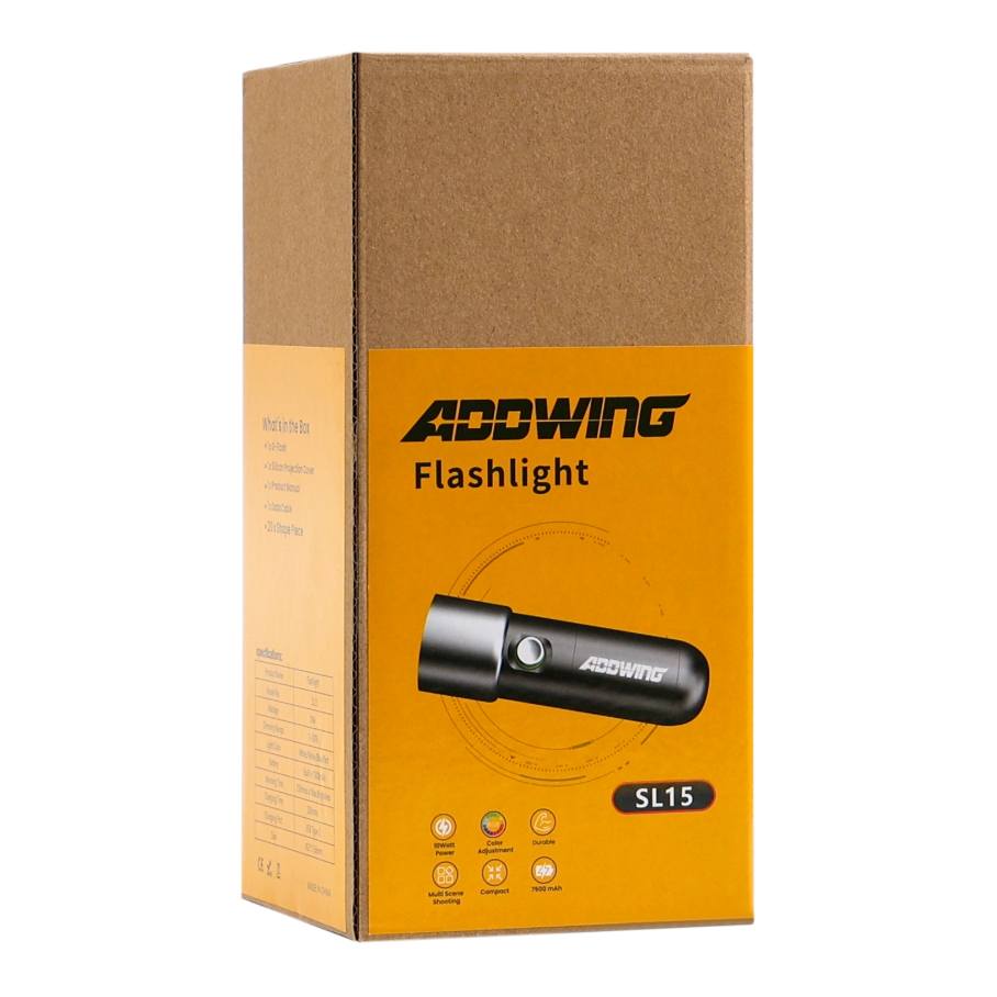 Фонова LED Лампа Addwing SL15 7500 mAh Сірий - Зображення 2