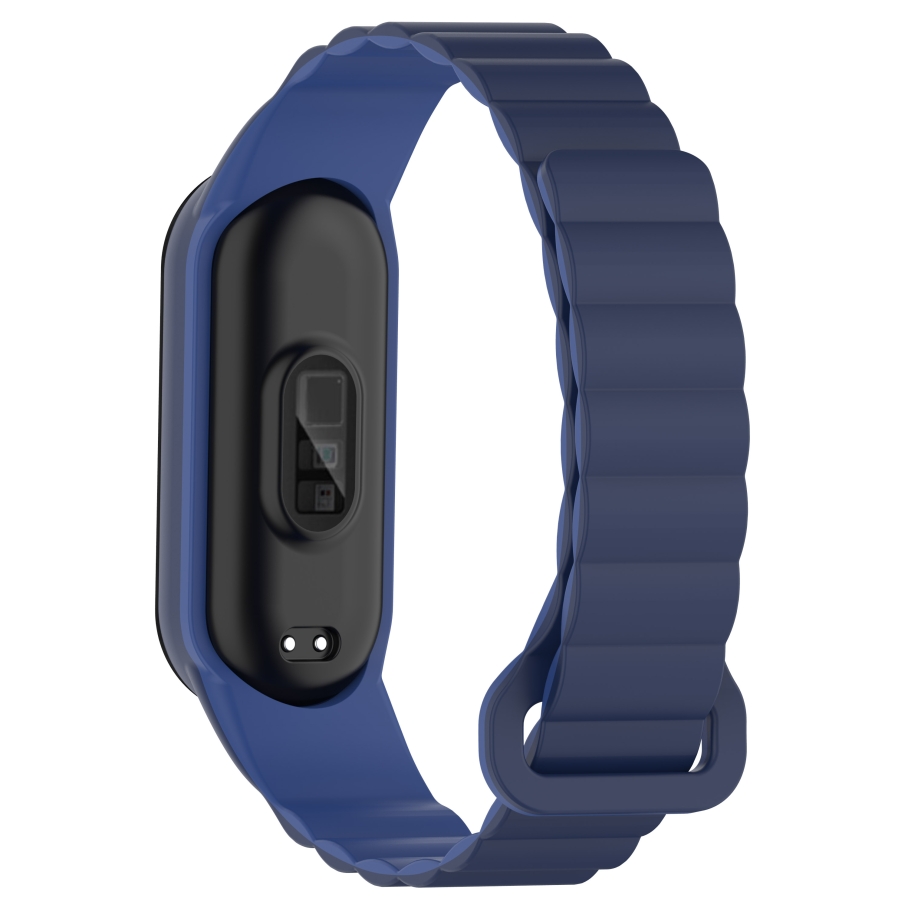Ремінець для Xiaomi Mi Band 3/4/5/6/7 Silicone Link Dark Blue - Зображення 3