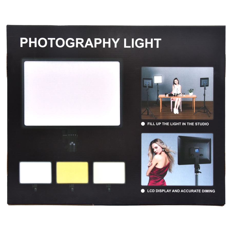 LED Панель Light 36cm Remote (A-111) Чорний - Зображення 2