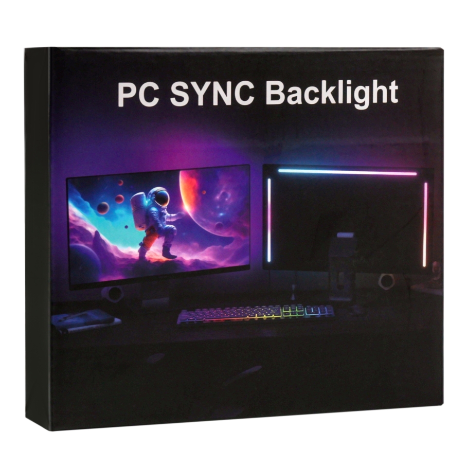RGB Підсвічування для Монітора 27" DX23014-1 Чорний - Зображення 2