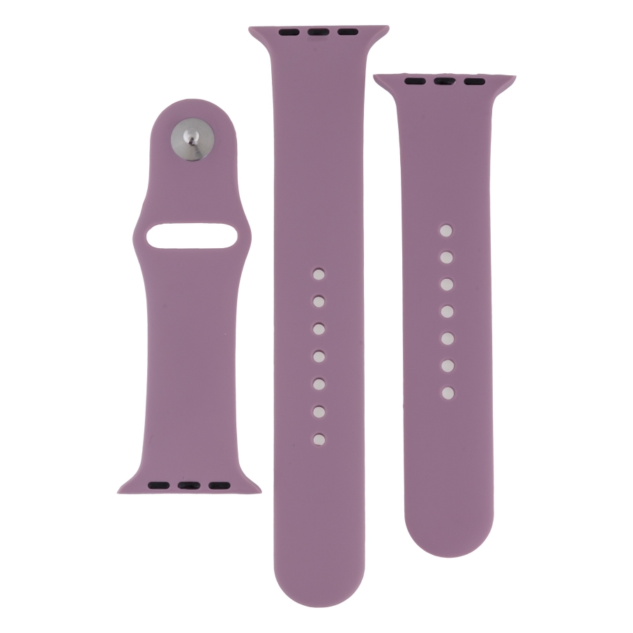 Ремінець для Apple Watch Band Silicone Two-Piece 42/44/45/49 mm Мята упаковка 68.Blackcurrant