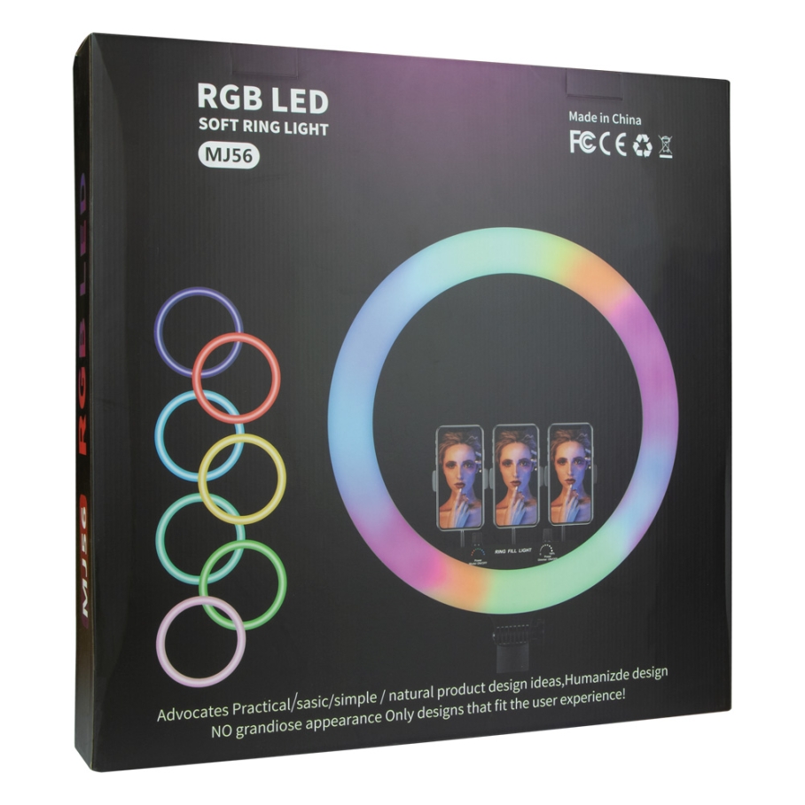 Лампа RGB MJ56 56cm Remote Чорний - Зображення 2