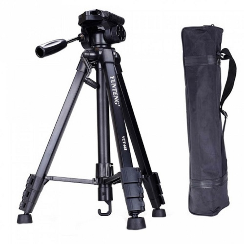 Штатив YunTeng VCT-668 Bag Чорний - Зображення 3