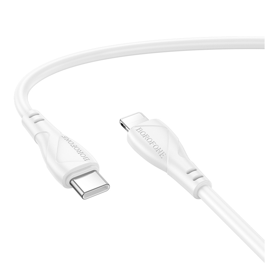 Кабель USB Borofone BX121 Type-C to Lightning PD27W Білий