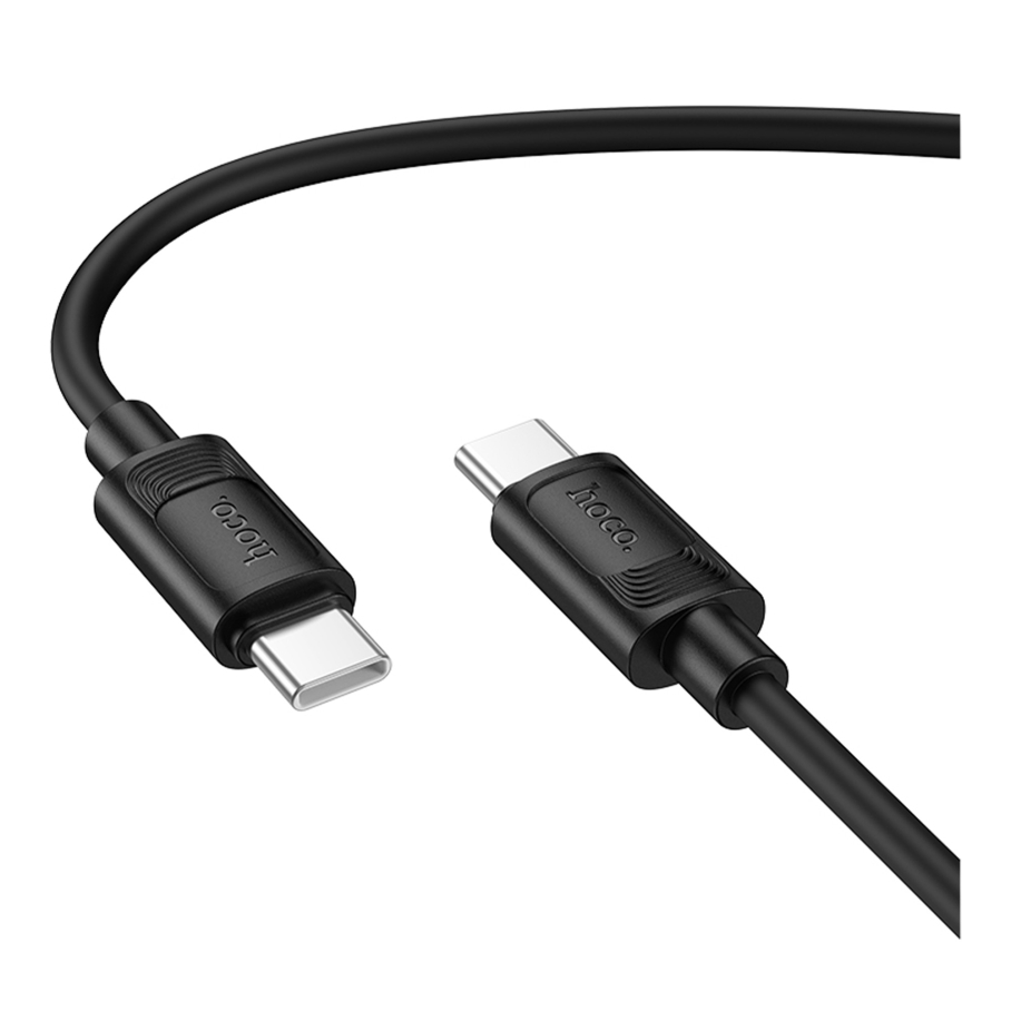 Кабель USB Hoco X122 Silicone Type-C to Type-C 60W Чорний