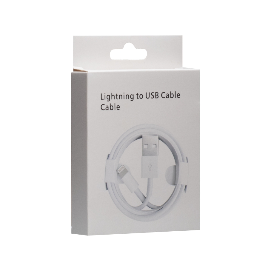 Кабель USB Cable Onyx Lightning 1m No Logo Білий - Зображення 2